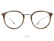 Lunettes Barton Winfield. Lunettes optiques combinées titane et acétate de cellulose. Petites montures de style rétro solides et légères.