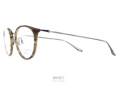 Lunettes Barton Winfield. Lunettes optiques combinées titane et acétate de cellulose. Petites montures de style rétro solides et légères.