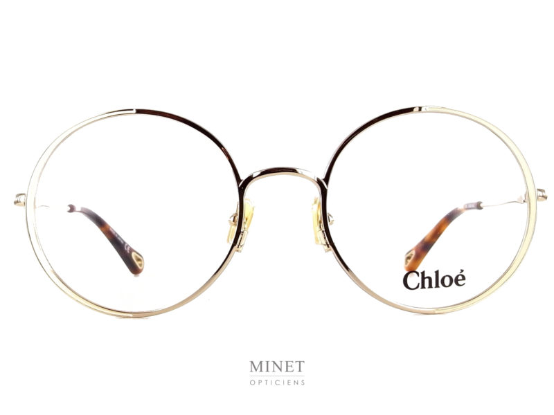 Les Chloé CH 0040o sont de très belles lunettes optiques pour dames. L'originalité de cette monture tient dans la jolie bande colorée se trouvant sur les côtés temporaux des cerclages. 