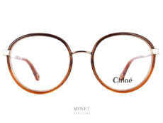 Montures combinées acétate et métal. Les Chloé Ch0033O sont de très belles montures optiques pour dames. Pas trop épaisses mais ne manquant pas de caractère. 