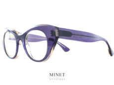 Monture optique Thierry Lasry Vanity violette. Lunettes de luxe pour dames. Cette superbe monture de forme papillon, très bien nommé, sera un véritable accessoire de mode. Une belle démonstration de caractère.