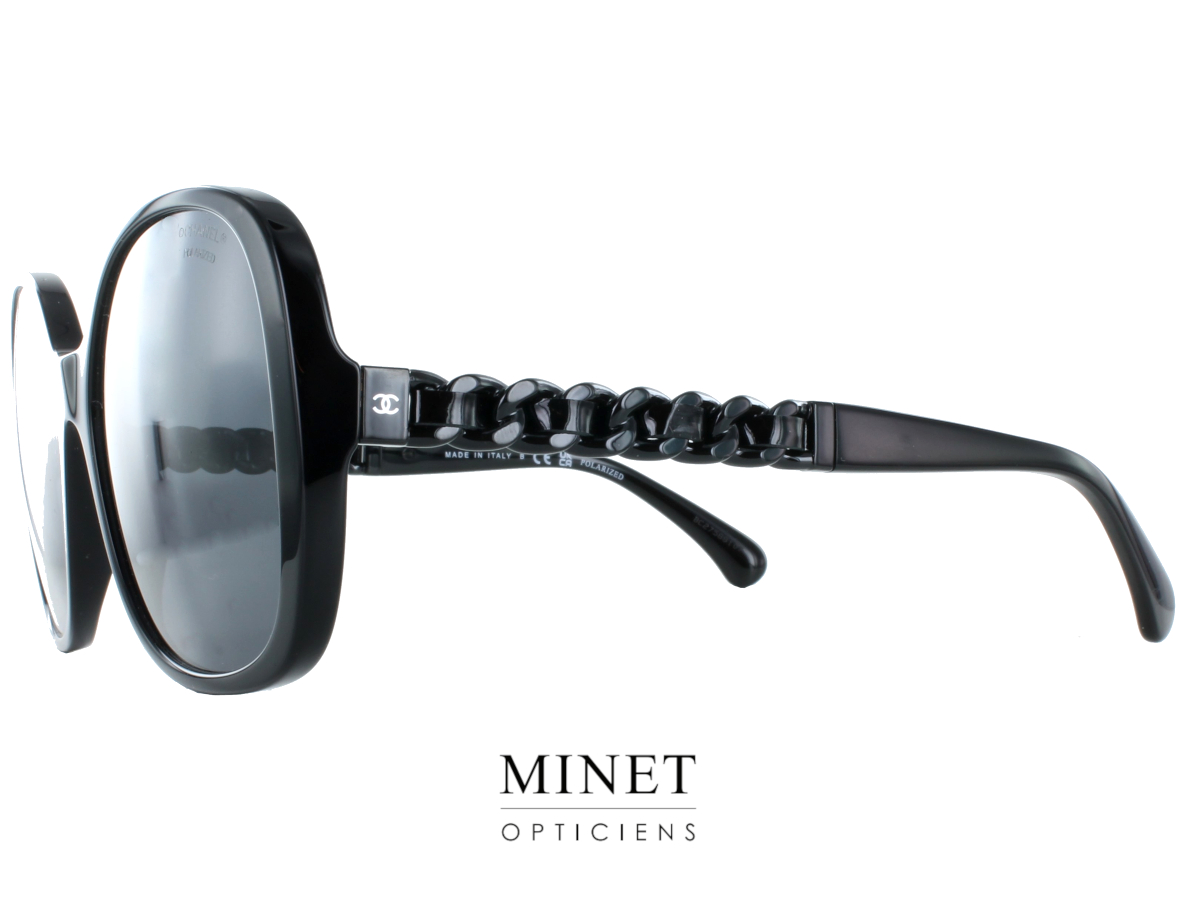 Solaires Chanel 5470-Q Noires - Opticiens Minet