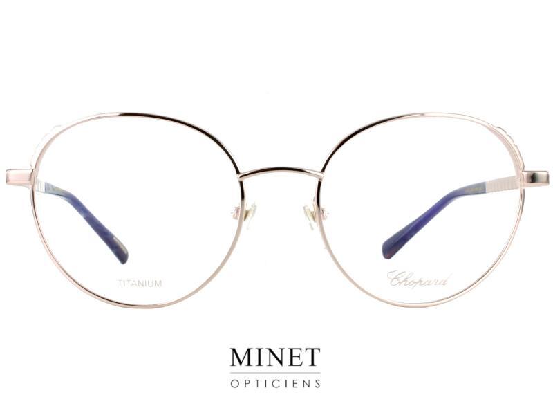 Lunettes bijoux pour dames Chopard VCHD50S. Très belles montures optiques pour dames . Les branches et les cerclages sont de vrai bijoux décorées de très beaux cristaux imitant les diamants donnant un style de très haute joaillerie.