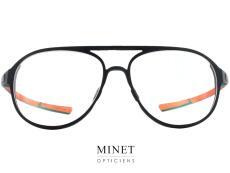 McLaren SGP002. Lunettes pilote optiques a caractère sportif. Robustes et légères grâce a la technologie d'impression 3d laser. Les branches s'ouvrent en élytre, petit clin d' œil à l'ouvertures des portières des voitures.
