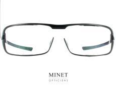 McLaren ULTIMATE SERIES 4 noires. lunettes optique impression 3D en titane. Fine, solide et légères. les branches plates et souples seront parfaites pour être portées dans un casque. Des solaires de luxe et exclusives. Comme leur voitures.