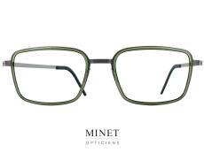 Lindberg Strip Titanium 9753 Lunettes intemporelles de forme rectangulaire  Une combinaison entre une monture en pur titane et des cerclages en acétate de cellulose.  Ce sont des lunettes solides et durables. Elles tiendront de nombreuses années. Pratiquement incassables, souples et très légères, telles sont les qualités qui représentent le mieux cette marquent.