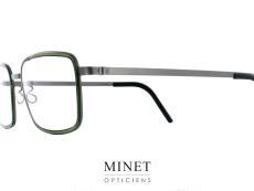 Lindberg Strip Titanium 9753 Lunettes intemporelles de forme rectangulaire  Une combinaison entre une monture en pur titane et des cerclages en acétate de cellulose.  Ce sont des lunettes solides et durables. Elles tiendront de nombreuses années. Pratiquement incassables, souples et très légères, telles sont les qualités qui représentent le mieux cette marquent.